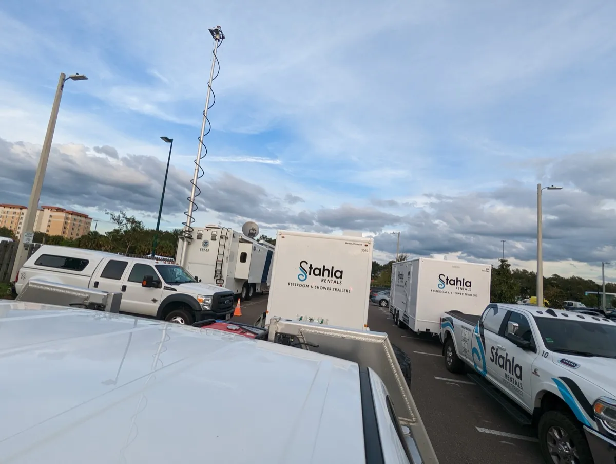 Restroom Trailer Colorado fleet